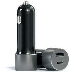Satechi 72W USB-C and USB-A Car Charger (Space Grey)