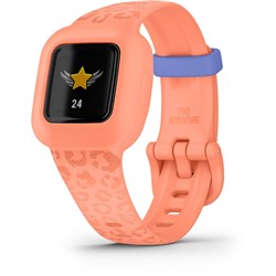 Garmin Vivofit jr. 3 Fitness Tracker (Peach Leopard)