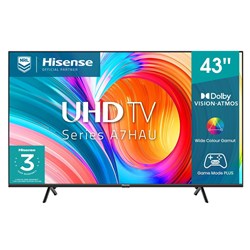 Hisense A7HAU 43' 4K UHD LED Smart TV [2022]