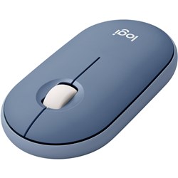 Logitech M350 Pebble Wireless Mouse (Blueberry)