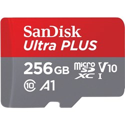SanDisk Ultra Plus microSDXC 256GB Memory Card