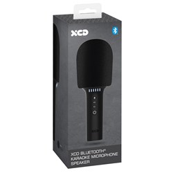 XCD Bluetooth Karaoke Microphone with Speaker (Black)