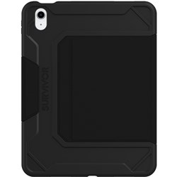 Griffin Survivor Rugged Folio Case for iPad A16/10.9' (Black)