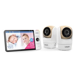 Vtech BM7750HD-2 7' HD Full Colour Pan & Tilt Baby Monitor (2-Cam)