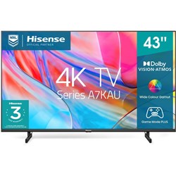 Hisense 43' A7KAU 4K UHD LED Smart TV [2023]