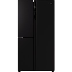 Haier HRF575XC 575L Three-Door Side-By-Side Fridge (Black)