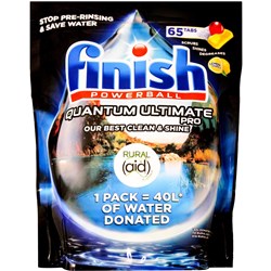 Finish Quantum Ultimate Pro Dishwashing Tablets (Lemon Sparkle) [65 Pack]