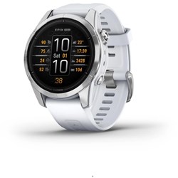 Garmin epix ™ Pro (Gen 2) Standard Edition 42mm Silver with Whitestone Band