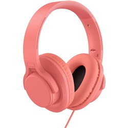 XCD XCD23008 Wired Foldable Over-Ear Headphones (Coral)
