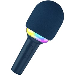 XCD Bluetooth Karaoke Microphone with Speaker (Blue)