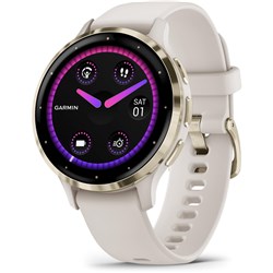 Garmin Venu 3S Sports Watch (Ivory/Soft Gold)