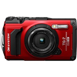 OM System TG-7 Touch Digital Camera (Red)