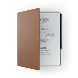 reMarkable Premium Leather Book Folio for reMarkable 2 Paper Tablet (Brown)