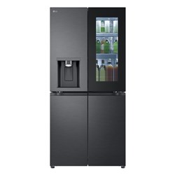 LG GF-V500MBLC 508L Slim French Door Fridge (Matte Black)