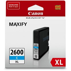 Canon Maxify PGI2600XL High Capacity Ink Cartridge (Cyan)