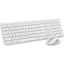 Logitech MK950 Slim Wireless Keyboard and Mouse Combo (Off White)