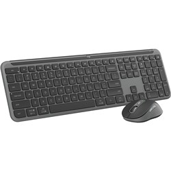 Logitech MK950 Slim Wireless Keyboard & Mouse Combo (Graphite)