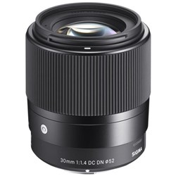 Sigma 30mm f/1.4 DC DN Contemporary Lens for Sony E-Mount