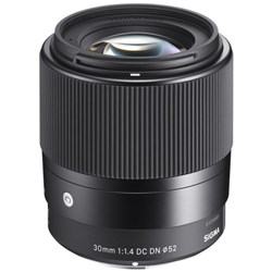 Sigma 30mm f/1.4 DC DN Contemporary Camera Lens for Sony E-Mount