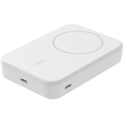 Belkin BoostCharge Pro Magnetic 10K Qi2 15W Power Bank (White)