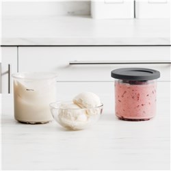 Ninja NC300 Creami 470ml Ice Cream Maker Tubs (2 Pack)