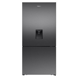 Hisense HRBM500TBW 500L PureFlat Bottom Mount Fridge (Dark Stainless Steel)