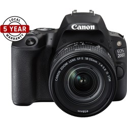 Canon EOS 200D II DSLR with 18-55mm Lens [4K Video]