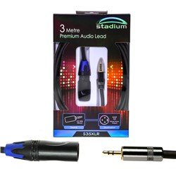 Stadium S35XLR 3.5mm to XLR Lead (3m)