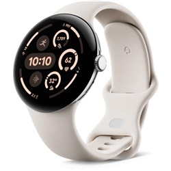 Google Pixel Watch 3 LTE 41mm (Silver with Porcelain Active Band)