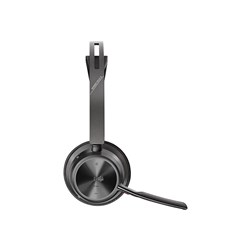 HP 9T9J6AA Poly Voyager Focus 2 MS Stereo Headset +USB-C/A Adapter +Charging Stand