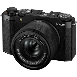 Fujifilm X-M5 Mirrorless Camera with XC 15-45mm Lens (Black)