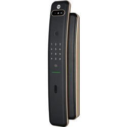 Yale Luna Pro+ Smart Push/Pull Mortice Lock with Yale Home Module (Champagne Gold)