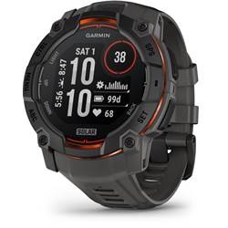 Garmin Instinct 3 50mm Solar Smart Watch (Black/Charcoal)