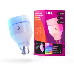 LIFX Colour 1600lm B22 Bayonet Cap Smart Bulb