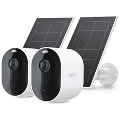 Arlo Pro 5 Security Camera Kit with Solar Panel + 6M Subscripton (2 Pack)