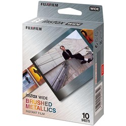 Fujifilm Instax WIDE Brushed Metallics Film (10-Pack)