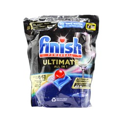 Finish Ultimate All-In-One Powerball Dishwasher Tabs (61 Pack)