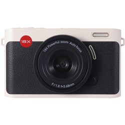 Vivitar Point and Shoot Dual Lens Digital Camera (Black/Beige)