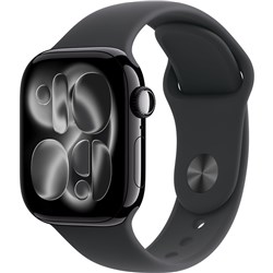 Apple Watch Series 11  42mm Jet Black Aluminium Case GPS Sport Band (S/M) [Black]