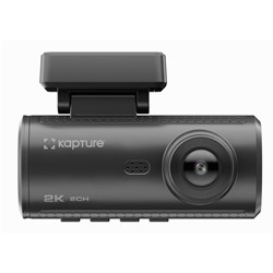 Kapture KPT-1124 2K Front & 1080p Rear Dash Camera with 3.2' Screen GPS Logger