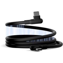 Cygnett DriveSync 70cm Magnetic Silicone USB-C to USB-C Right Angled Cable