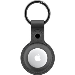 Cygnett StyleTrack Leather AirTag Case (Black)