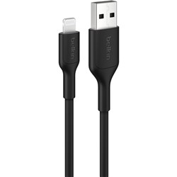 Belkin BoostCharge USB-A to Lightning Cable 2m (Black)