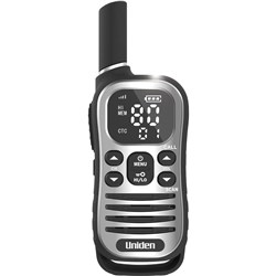 Uniden UH610 Max 1W UHF Handheld Radio with Voice Scramble (Grey)