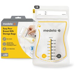 Medela Easy Pour Breast Milk Storage Bags (50 Pack)