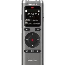 Philips DVT2075 8GB Stereo Voice Recorder with Rechargeable Battery