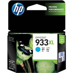 HP 933XL High Capacity OfficeJet Ink Cartridge (Cyan)