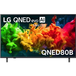 LG 50' QNED80B EVO AI Mini-LED 4K Smart TV [2026]