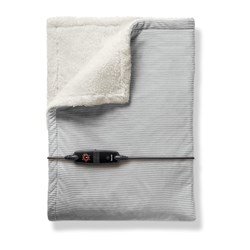 Beurer Corduroy Heated Throw (Light Grey)