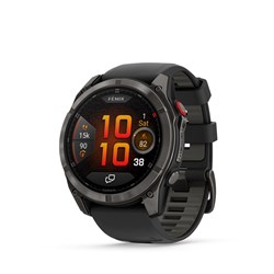 Garmin Fenix 8 Pro 51mm AMOLED Sapphire Edition Carbon Grey Titanium with Black + Pebble Grey Band